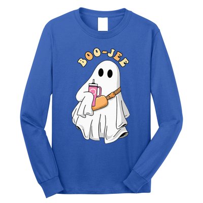 Spooky Season Cute Ghost Halloween Costume Boujee BooJee Long Sleeve Shirt