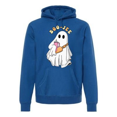 Spooky Season Cute Ghost Halloween Costume Boujee BooJee Premium Hoodie