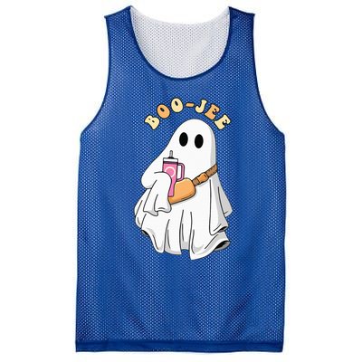 Spooky Season Cute Ghost Halloween Costume Boujee BooJee Mesh Reversible Basketball Jersey Tank