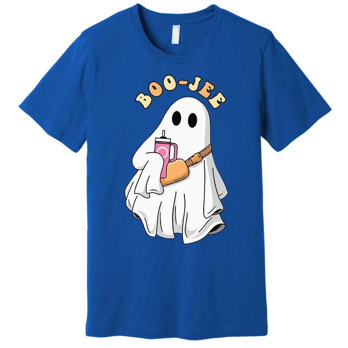 Spooky Season Cute Ghost Halloween Costume Boujee BooJee Premium T-Shirt