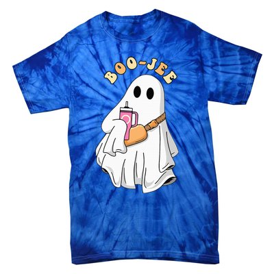 Spooky Season Cute Ghost Halloween Costume Boujee BooJee Tie-Dye T-Shirt