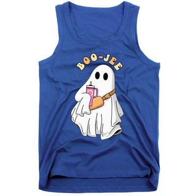 Spooky Season Cute Ghost Halloween Costume Boujee BooJee Tank Top