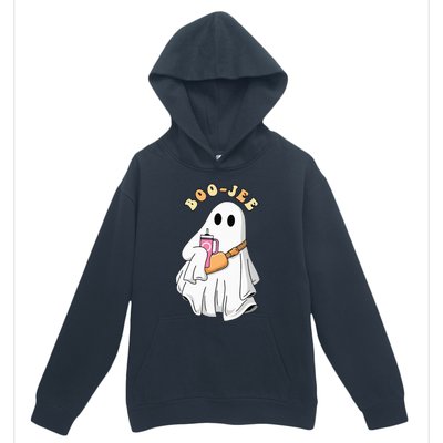 Spooky Season Cute Ghost Halloween Costume Boujee BooJee Urban Pullover Hoodie