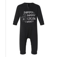 Shimmy Shimmy Cocoa What Infant Fleece One Piece