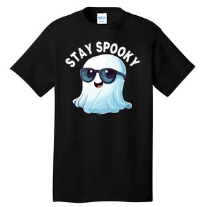 Stay Spooky Cute Ghost Boo Spooky Season Funny Halloween Spooky Boo Tall T-Shirt