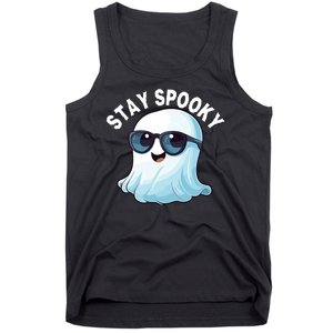 Stay Spooky Cute Ghost Boo Spooky Season Funny Halloween Spooky Boo Tank Top