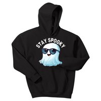 Stay Spooky Cute Ghost Boo Spooky Season Funny Halloween Spooky Boo Kids Hoodie