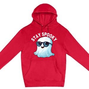 Stay Spooky Cute Ghost Boo Spooky Season Funny Halloween Spooky Boo Premium Pullover Hoodie