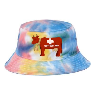 Switzerland Swiss Cow Tie Dye Newport Bucket Hat