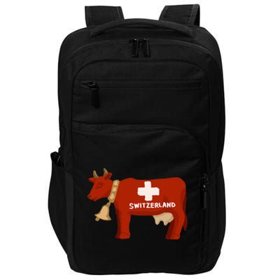 Switzerland Swiss Cow Impact Tech Backpack