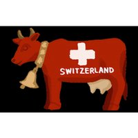 Switzerland Swiss Cow Bumper Sticker