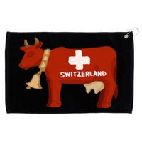 Switzerland Swiss Cow Grommeted Golf Towel