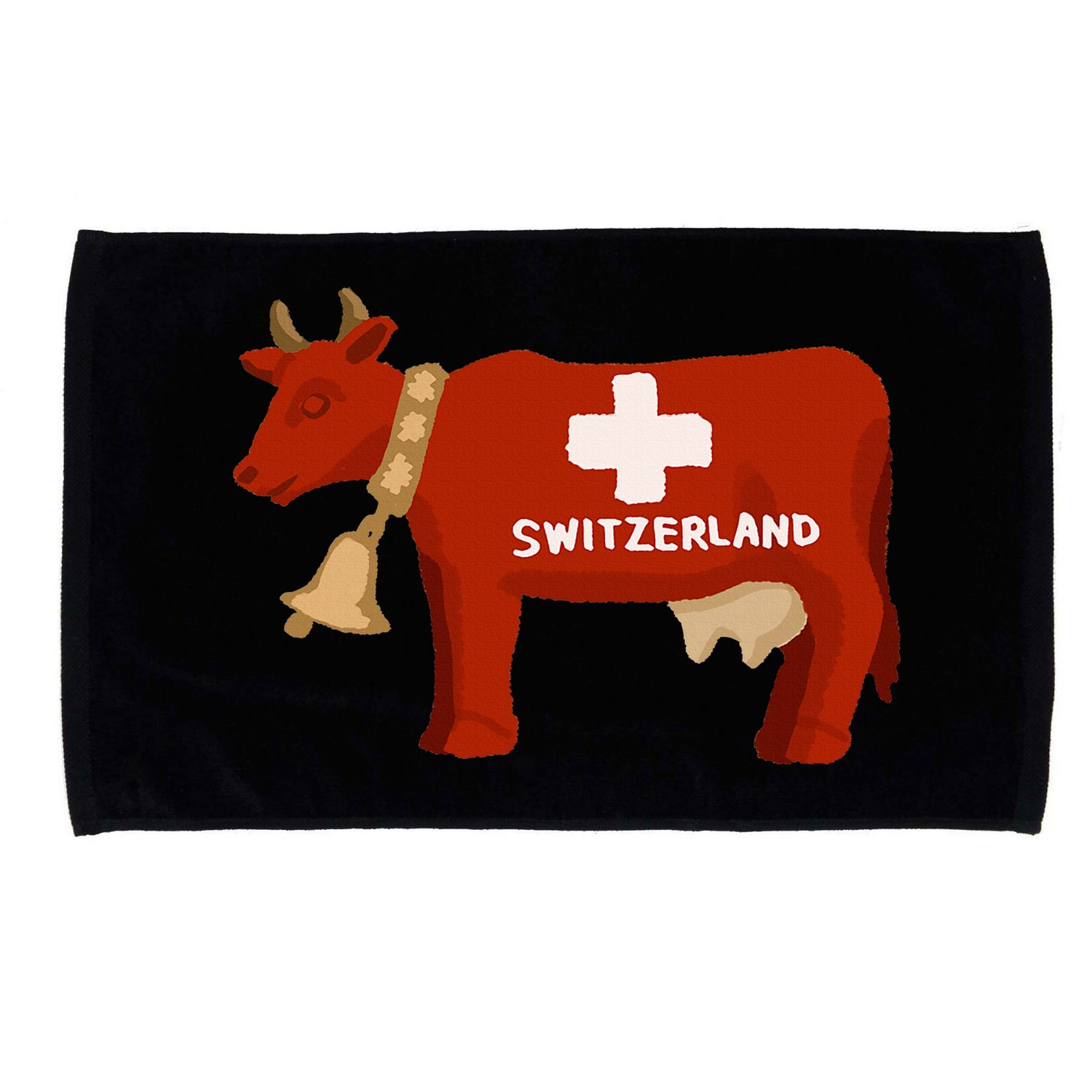 Switzerland Swiss Cow Microfiber Hand Towel