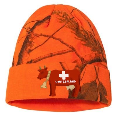 Switzerland Swiss Cow Kati Licensed 12" Camo Beanie