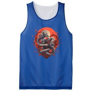 Serpents Snake Couple Rotic Idea Creative Inspiration Cute Gift Mesh Reversible Basketball Jersey Tank