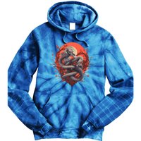 Serpents Snake Couple Rotic Idea Creative Inspiration Cute Gift Tie Dye Hoodie