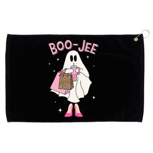 Spooky Season Cute Ghost Funny Halloween Boujee BooJee Grommeted Golf Towel