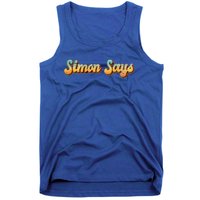 Simon Says Childhood Games From The 80s Or 90s Costume Tank Top