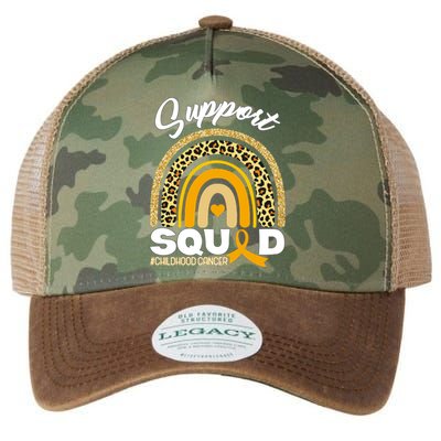 Support Squad Childhood Cancer Legacy Tie Dye Trucker Hat