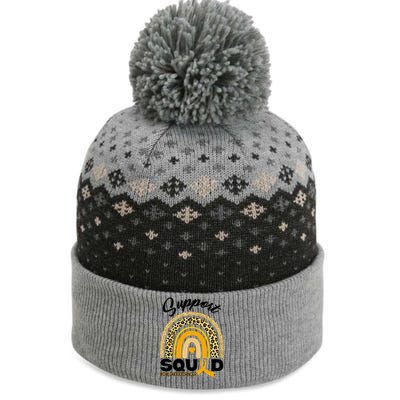 Support Squad Childhood Cancer The Baniff Cuffed Pom Beanie