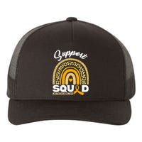 Support Squad Childhood Cancer Yupoong Adult 5-Panel Trucker Hat