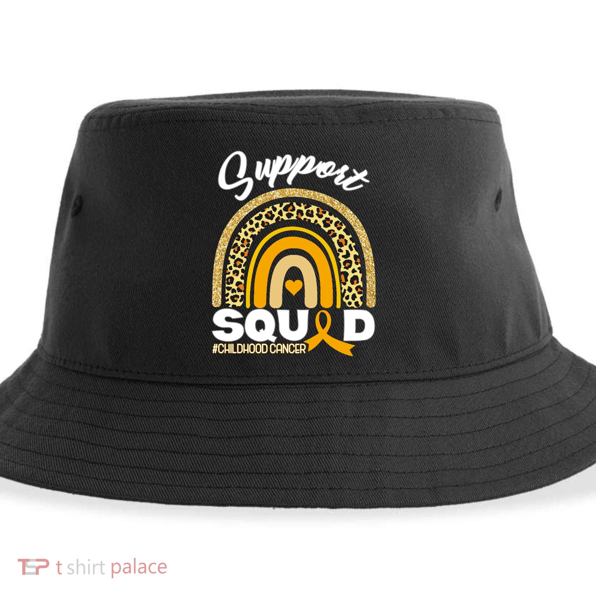 Support Squad Childhood Cancer Sustainable Bucket Hat