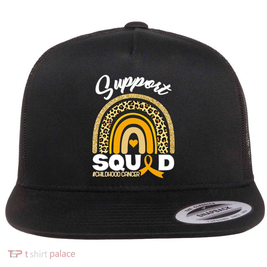 Support Squad Childhood Cancer Flatbill Hat