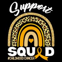 Support Squad Childhood Cancer Poster