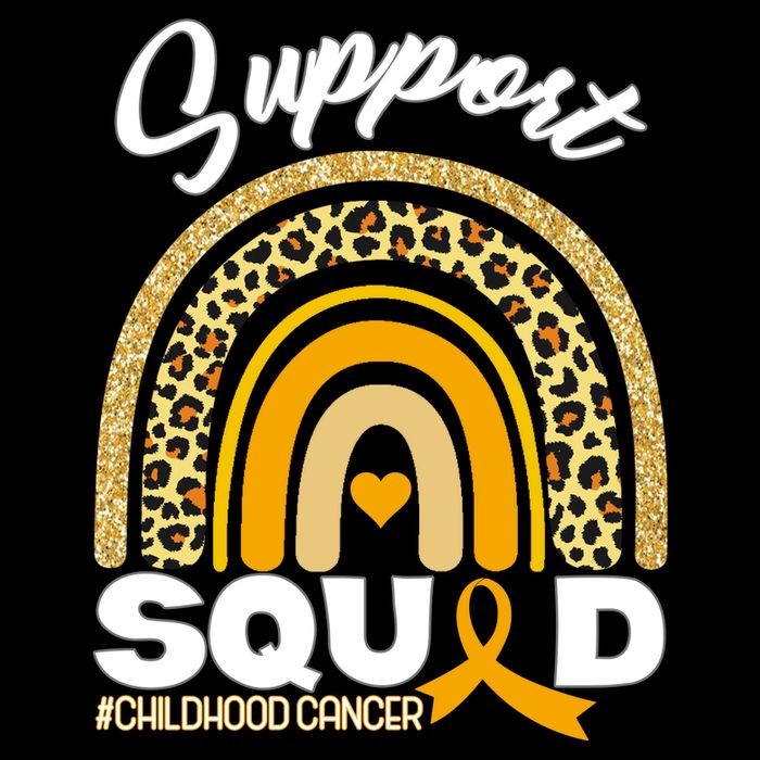 Support Squad Childhood Cancer Poster