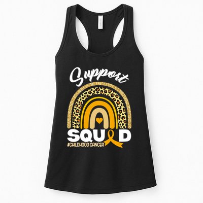 Support Squad Childhood Cancer Womens Tank Top