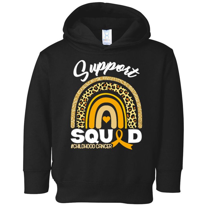 Support Squad Childhood Cancer Toddler Hoodie