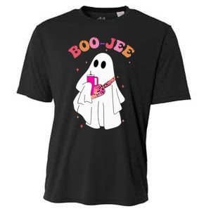 Spooky Season Cute Ghost Halloween Costume Boujee BooJee Cooling Performance Crew T-Shirt