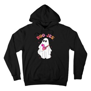 Spooky Season Cute Ghost Halloween Costume Boujee BooJee Hoodie