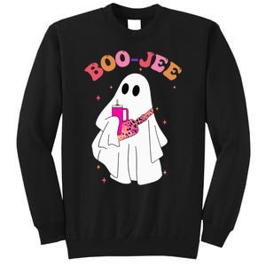 Spooky Season Cute Ghost Halloween Costume Boujee BooJee Sweatshirt