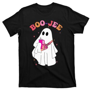 Spooky Season Cute Ghost Halloween Costume Boujee BooJee T-Shirt