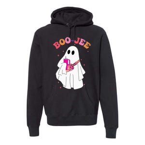 Spooky Season Cute Ghost Halloween Costume Boujee BooJee Premium Hoodie