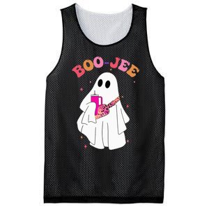 Spooky Season Cute Ghost Halloween Costume Boujee BooJee Mesh Reversible Basketball Jersey Tank