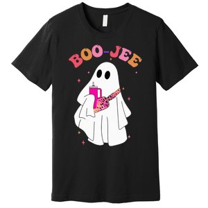 Spooky Season Cute Ghost Halloween Costume Boujee BooJee Premium T-Shirt