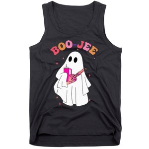 Spooky Season Cute Ghost Halloween Costume Boujee BooJee Tank Top