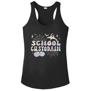 Spooky School Custodian Halloween School Janitor Cool Gift Ladies PosiCharge Competitor Racerback Tank