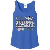 Spooky School Custodian Halloween School Janitor Cool Gift Ladies Essential Tank