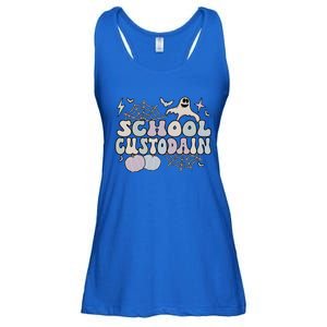 Spooky School Custodian Halloween School Janitor Cool Gift Ladies Essential Flowy Tank