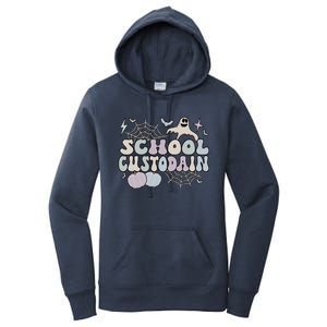 Spooky School Custodian Halloween School Janitor Cool Gift Women's Pullover Hoodie