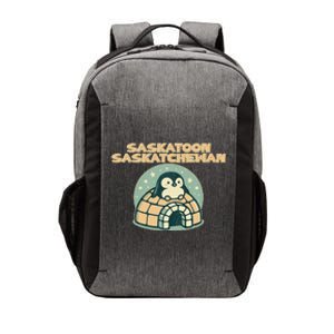 Saskatoon Saskatchewan Canada Cute Penguin Vector Backpack