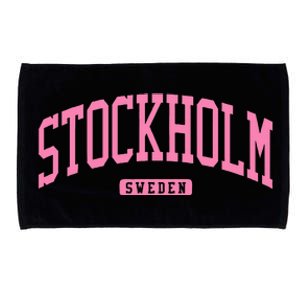 Stockholm Sweden College University Style Microfiber Hand Towel