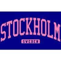 Stockholm Sweden College University Style Bumper Sticker