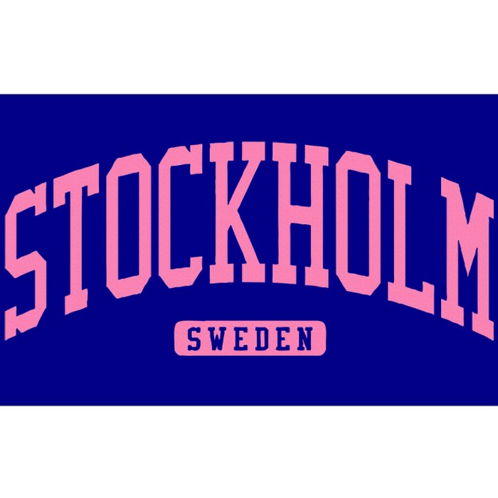 Stockholm Sweden College University Style Bumper Sticker