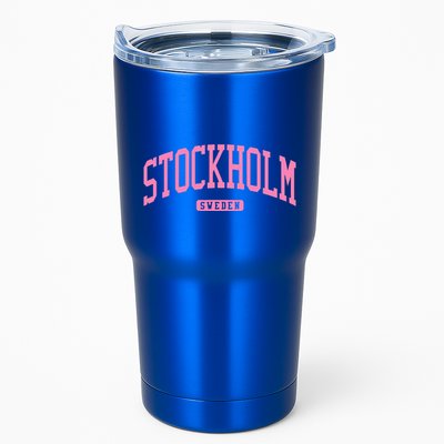 Stockholm Sweden College University Style Tumbler