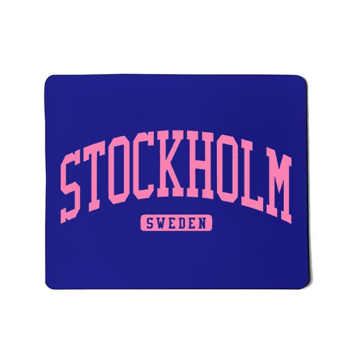 Stockholm Sweden College University Style Mousepad