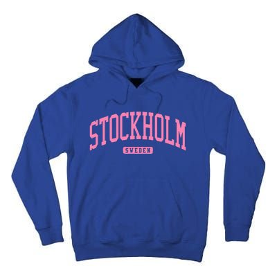 Stockholm Sweden College University Style Tall Hoodie